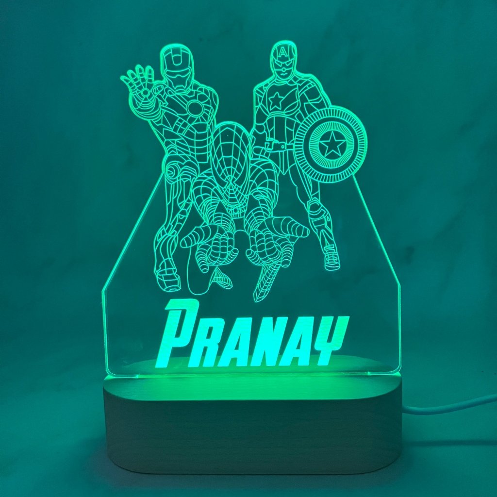 Avengers Night Light - KnK krafts