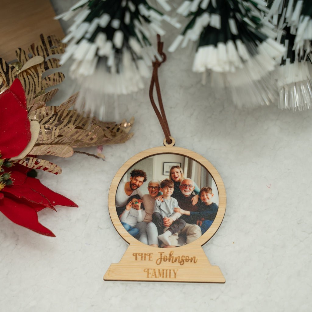 Family Photo Christmas Ornament - KnK krafts