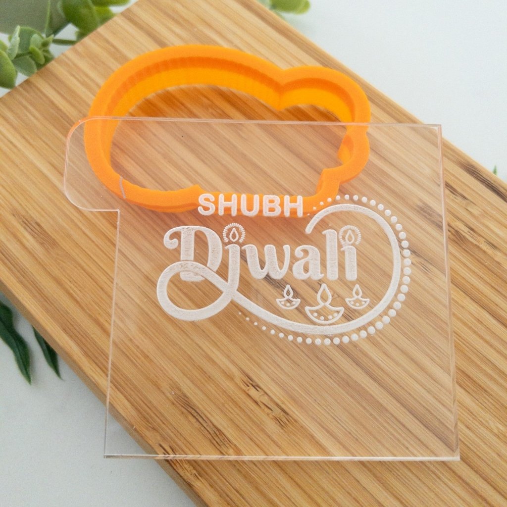 Happy Diwali Debosser and Cutter - KnK krafts