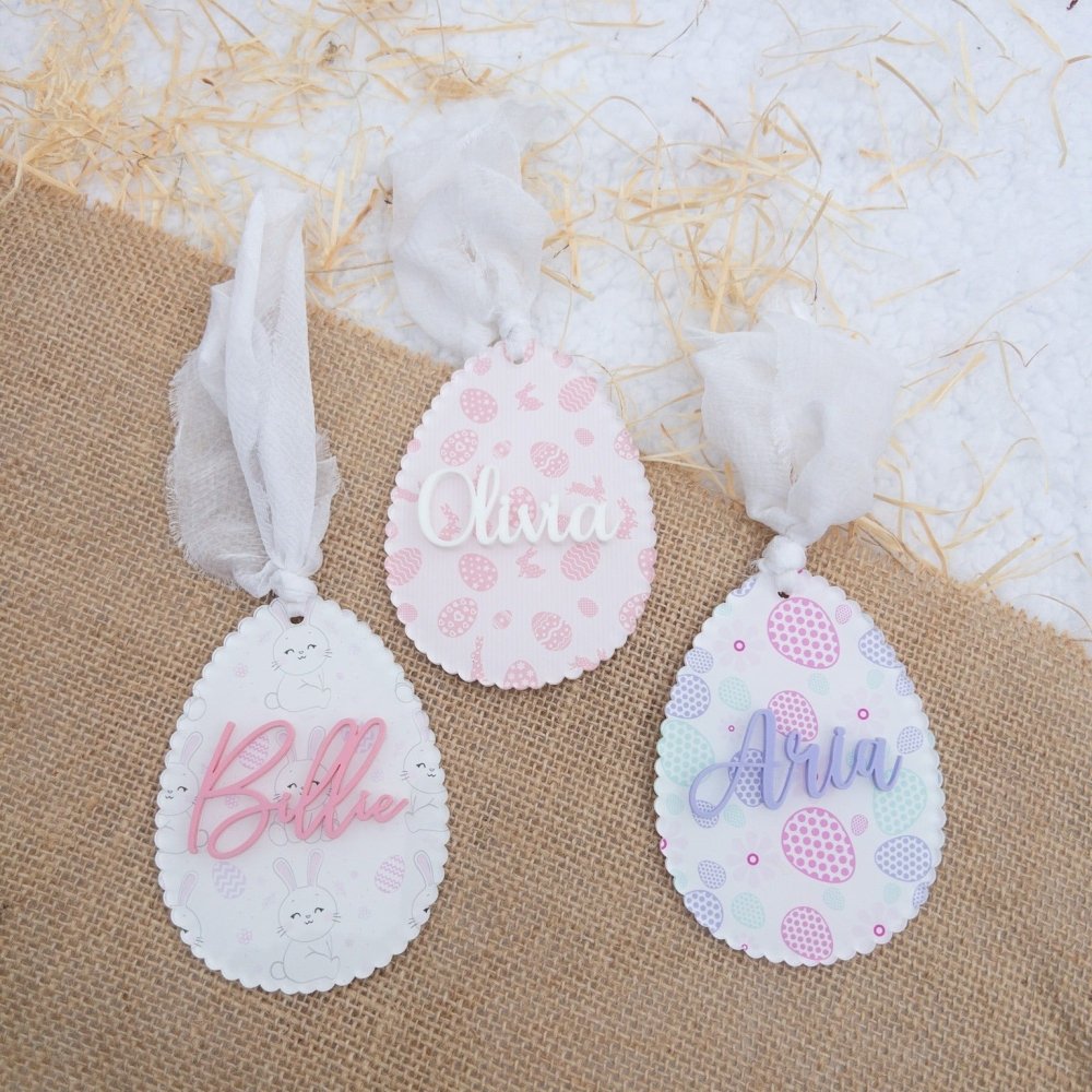 Personalised Easter Egg Ornaments - KnK krafts