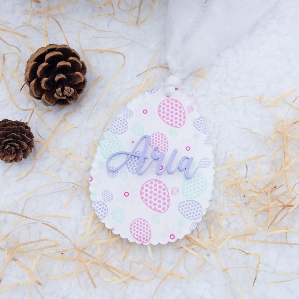 Personalised Easter Egg Ornaments - KnK krafts