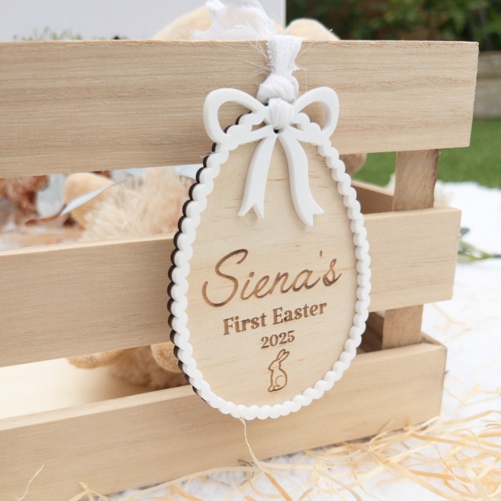 Personalised First Easter Ornament - KnK krafts