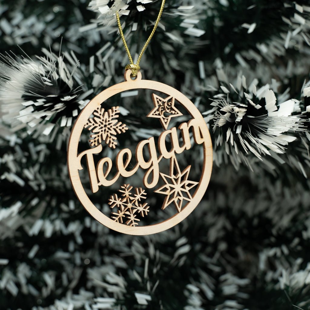 Personalised Star Christmas Ornaments - KnK krafts