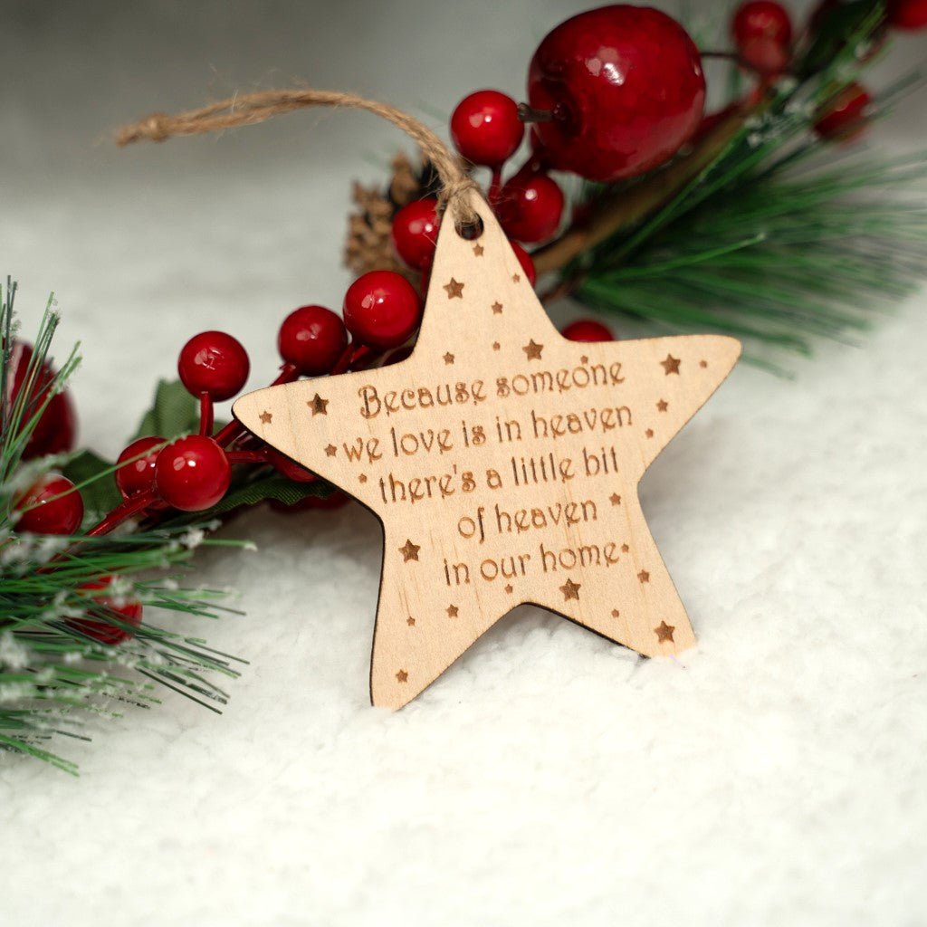 Remembrance Christmas Tree Star - KnK krafts