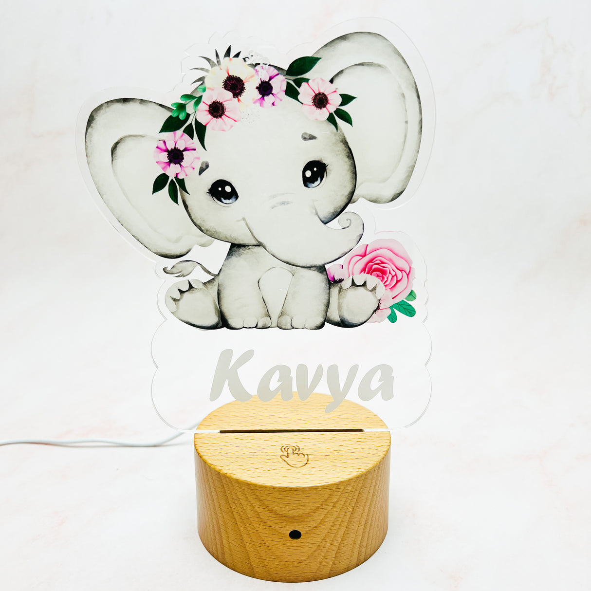 Cute Elephant Led Night Light - KnK krafts