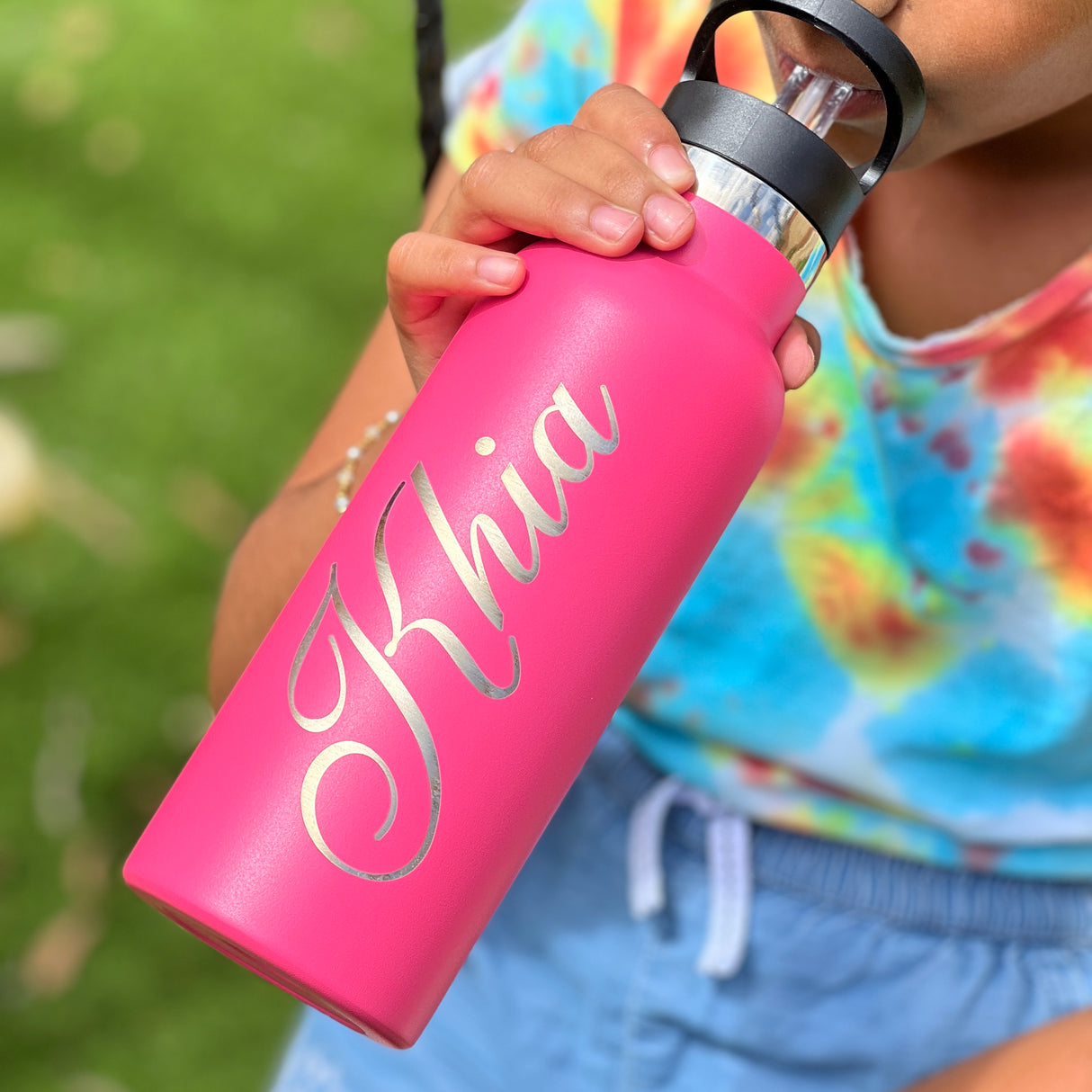 Stainless Steel Water Bottles Kids - Personalised - KnK krafts