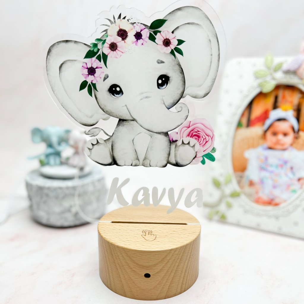 Cute Elephant Led Night Light - KnK krafts