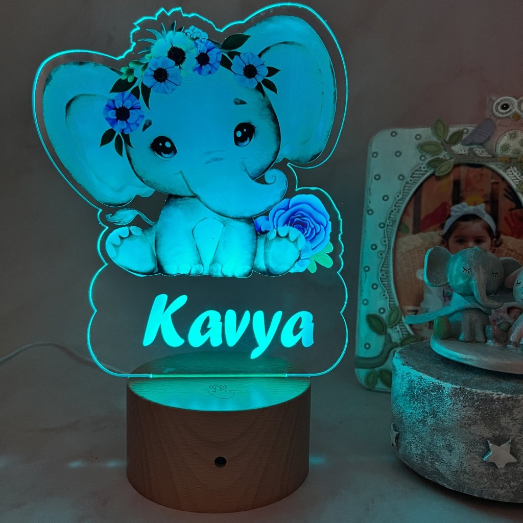 Cute Elephant Led Night Light - KnK krafts