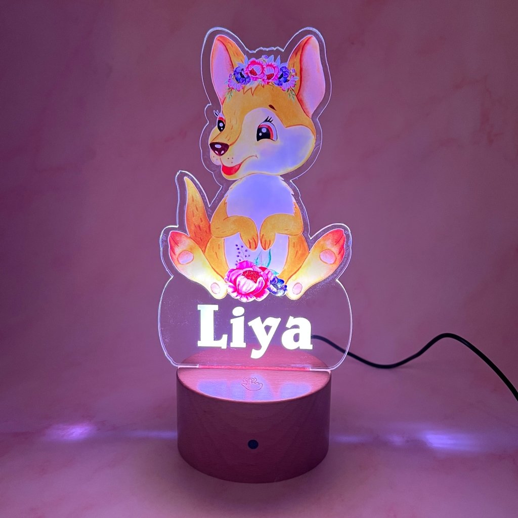 Kangaroo Printed Night Light - KnK krafts