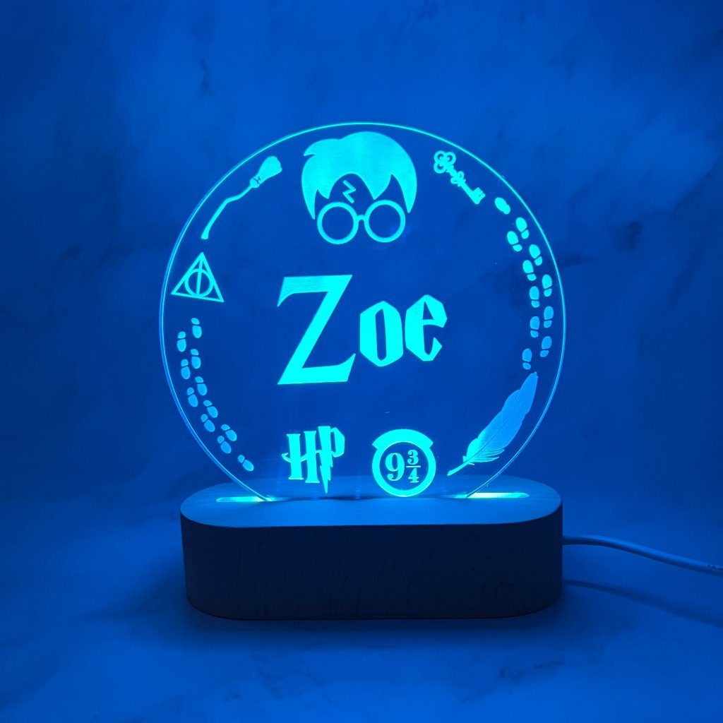Personalised Harry Potter Led Night Light - KnK krafts