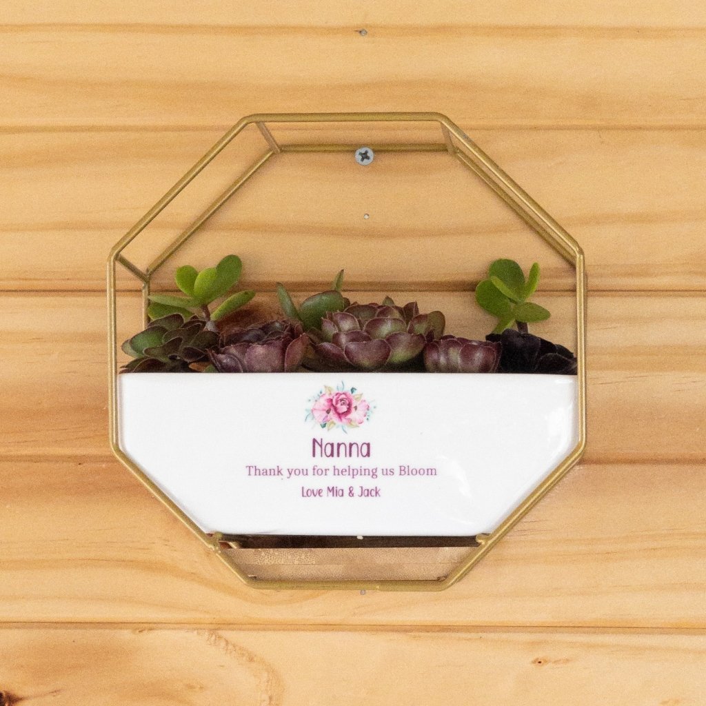 Personalised Mothers Day Planter Pot with Stand - KnK krafts