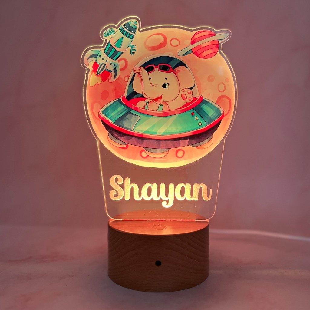 Personalised Night Light- Astronaut - KnK krafts