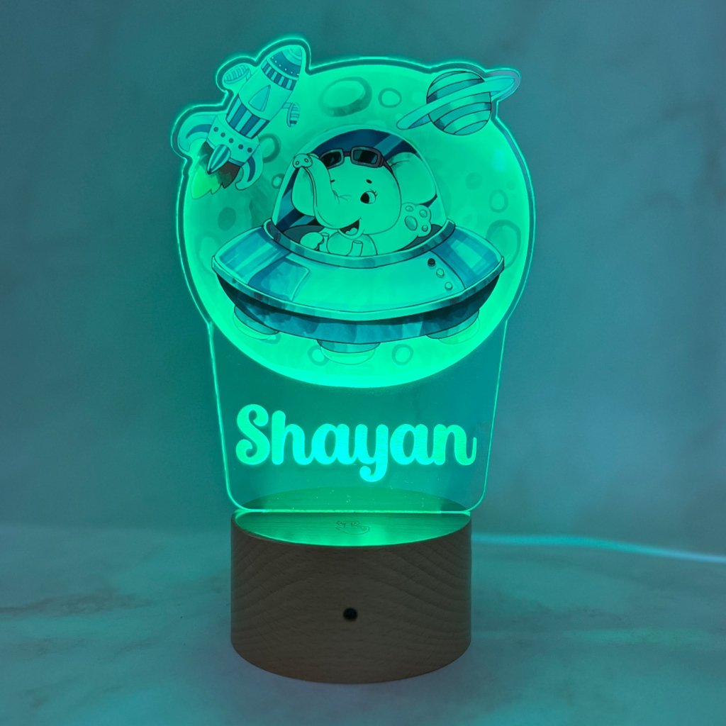 Personalised Night Light- Astronaut - KnK krafts
