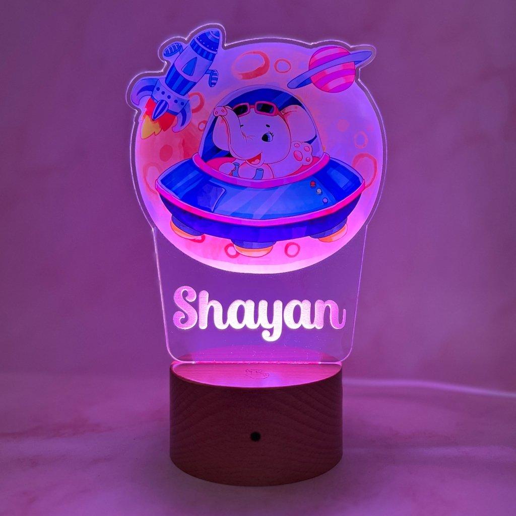 Personalised Night Light- Astronaut - KnK krafts