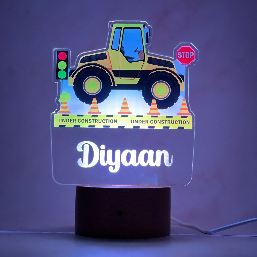 Tractor Printed Night Light - KnK krafts