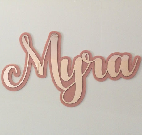 personalised kids name plaque made in Australia