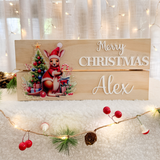 Personalised Christmas Crate – Aussie Kangaroo