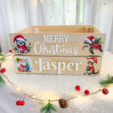 Personalised Christmas Crate Australian Theme