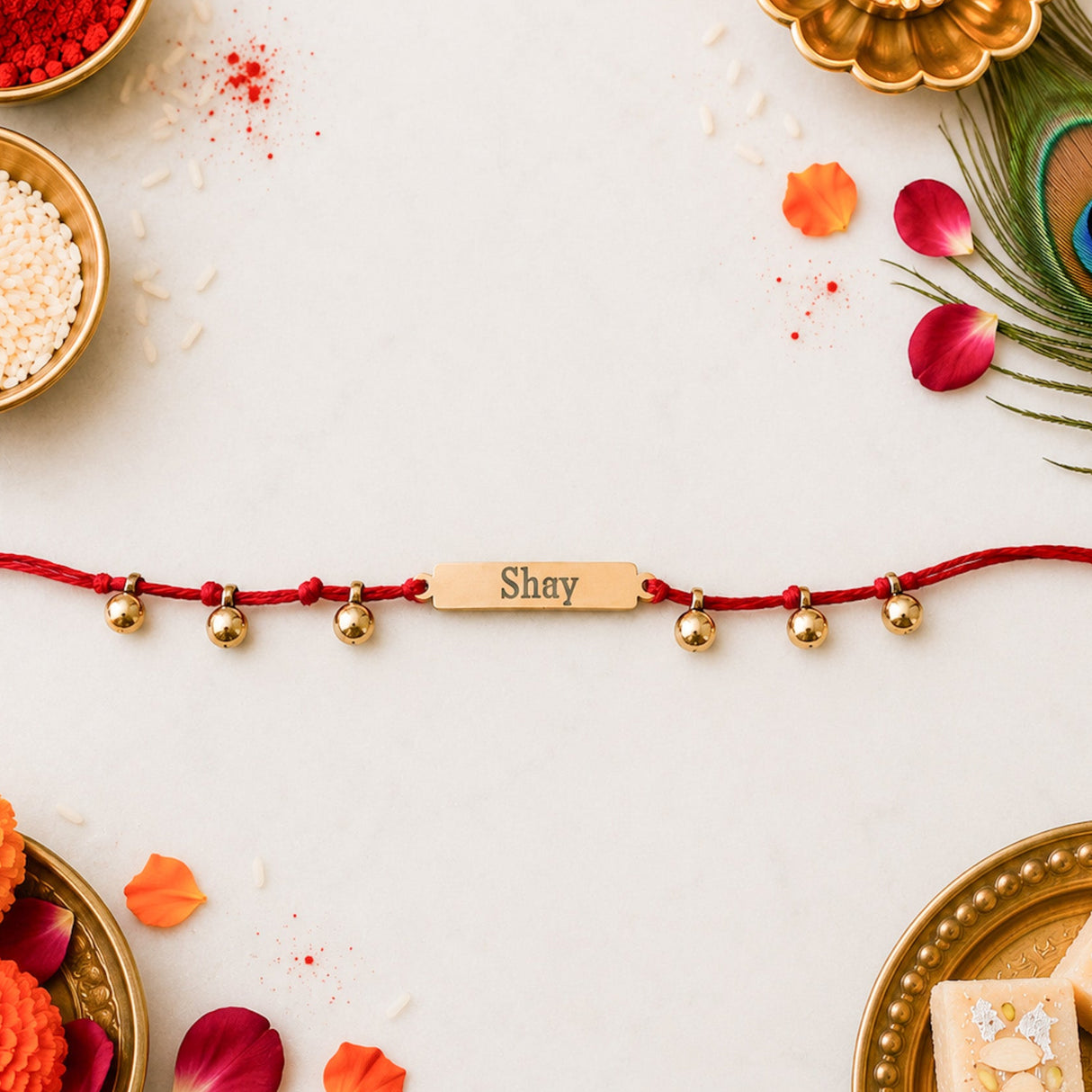 Personalised Bell Name Rakhi