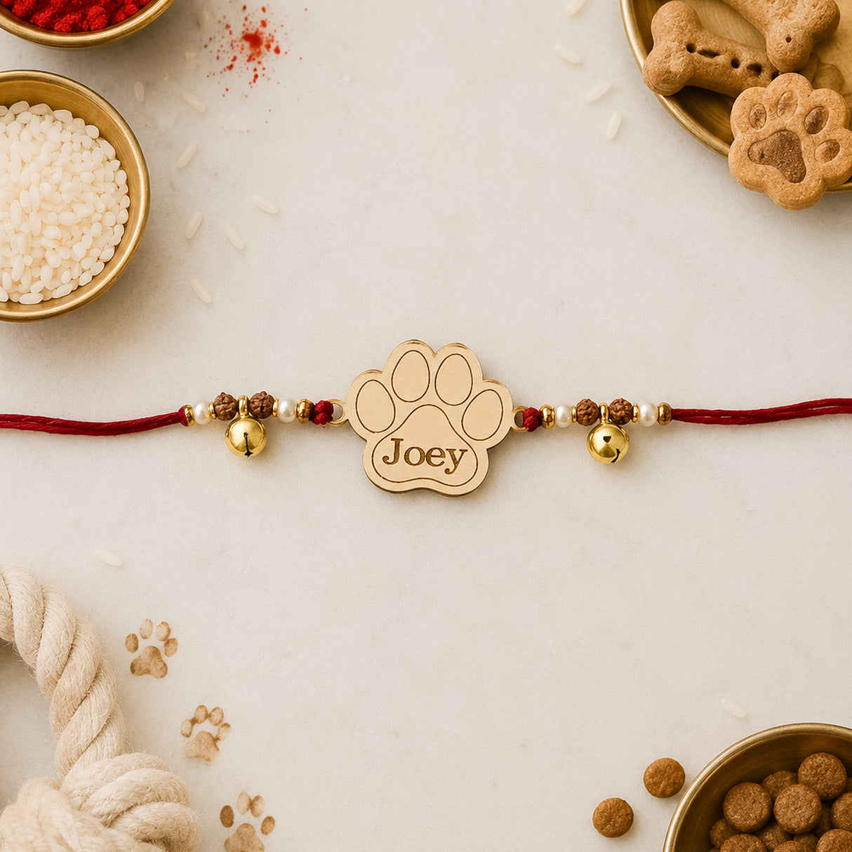 Personalised Pet Paw Rakhi