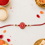 Personalised Oval Initial Rakhi