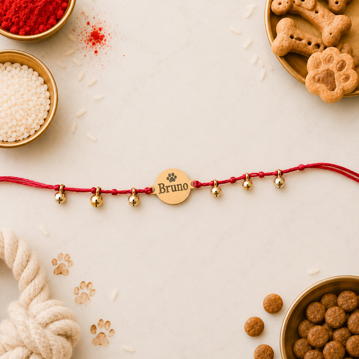 Personalised Metal Pet Rakhi