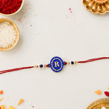 Personalised Oval Initial Rakhi