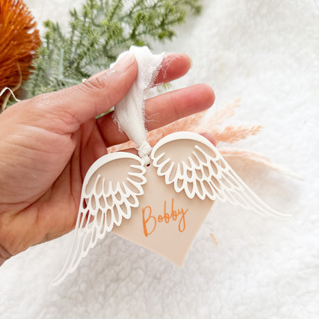 Personalised Angel Ornament – Memorial Keepsake