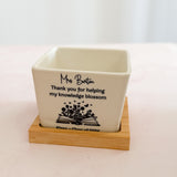 Personalised Teacher Mini Planter Pot