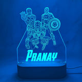 Avengers Night Light - KnK krafts