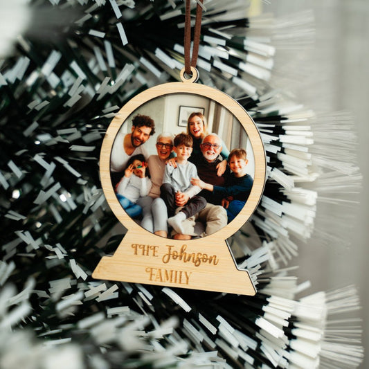 Family Photo Christmas Ornament - KnK krafts