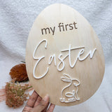 My First Easter Wooden Plaque - KnK krafts