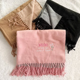 Personalied Mother's Day Embroided Shawls - KnK krafts
