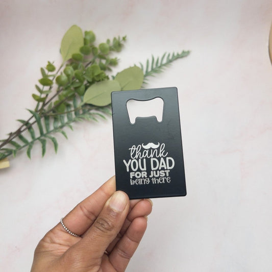 Personalised Bottle Opener - card style - KnK krafts