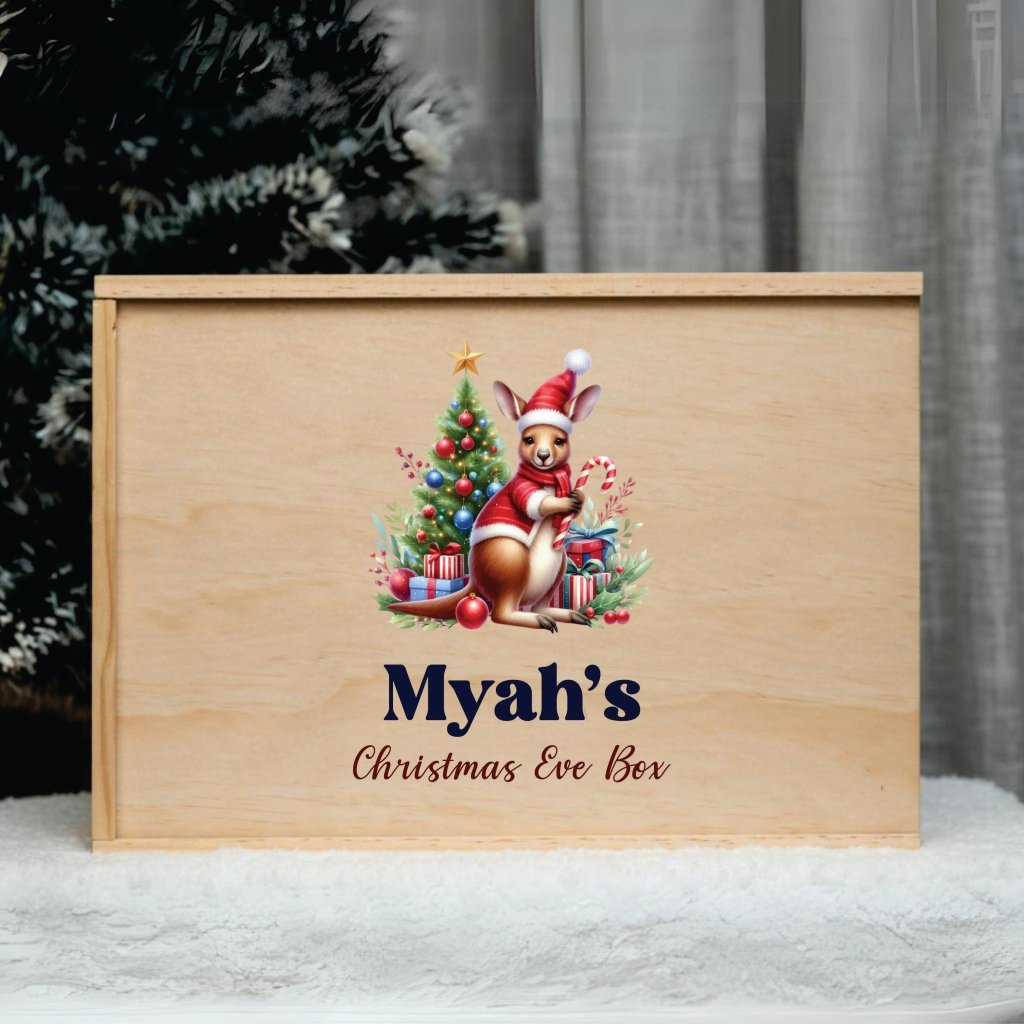 Personalised Christmas Keepsake Box Design 11 - KnK krafts