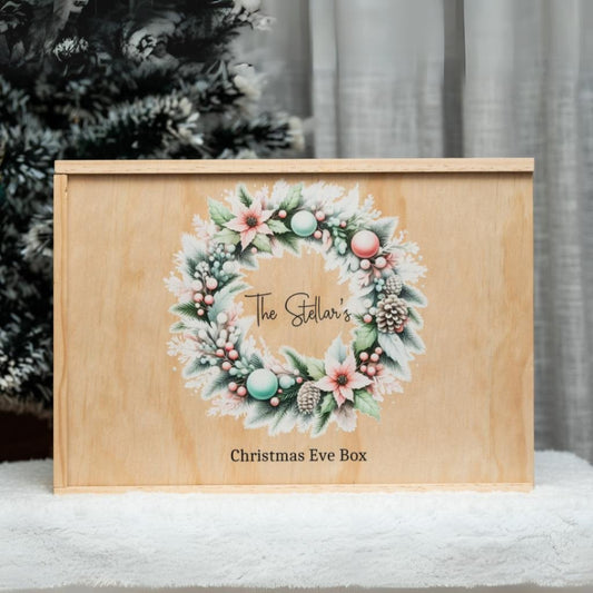 Personalised Christmas Keepsake Box Design 3 - KnK krafts