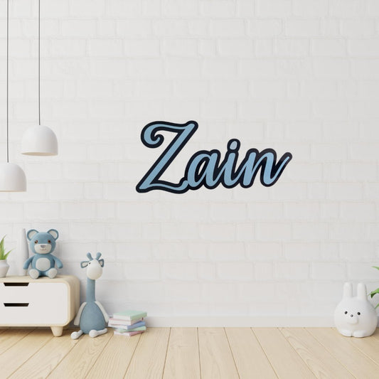 Personalised Double Layered Name Plaque - KnK krafts