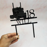 Personalised Truck Cake Topper| Customised - KnK krafts