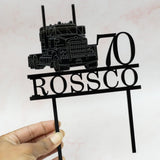 Personalised Truck Cake Topper| Customised - KnK krafts