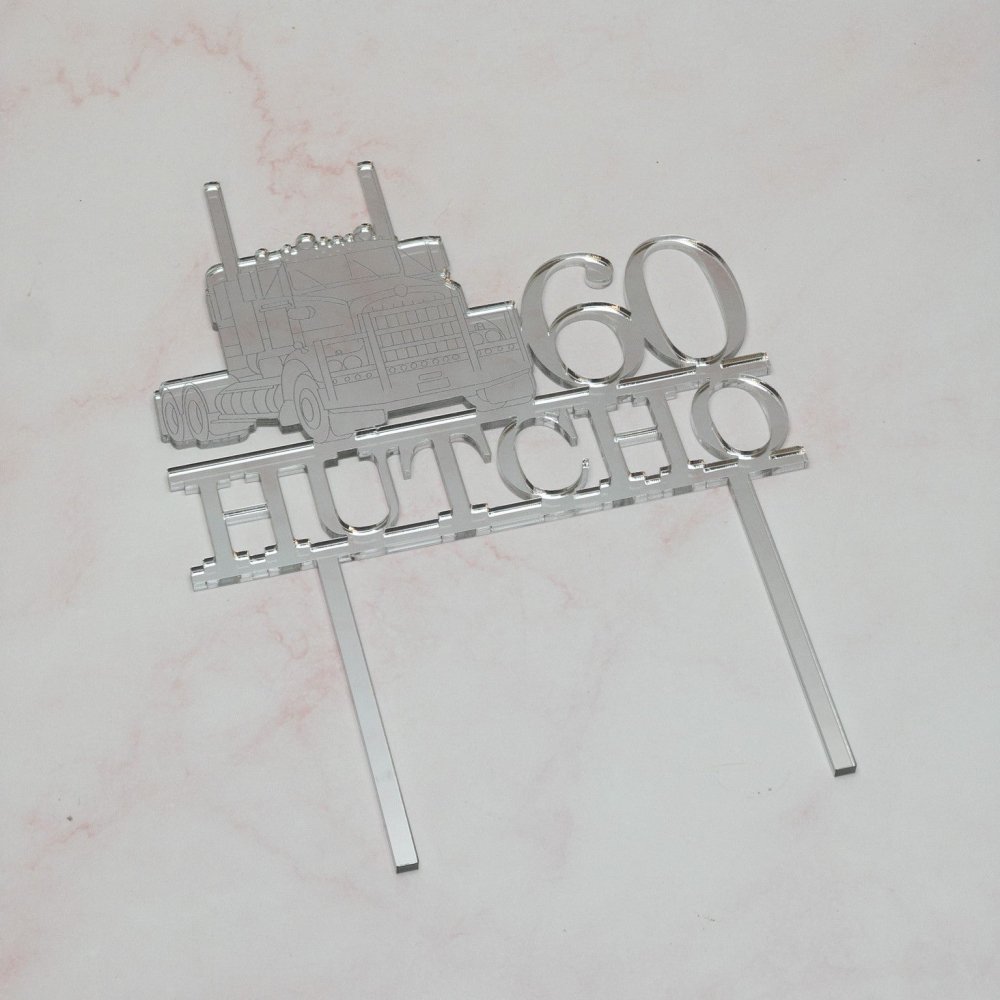 Personalised Truck Cake Topper| Customised - KnK krafts