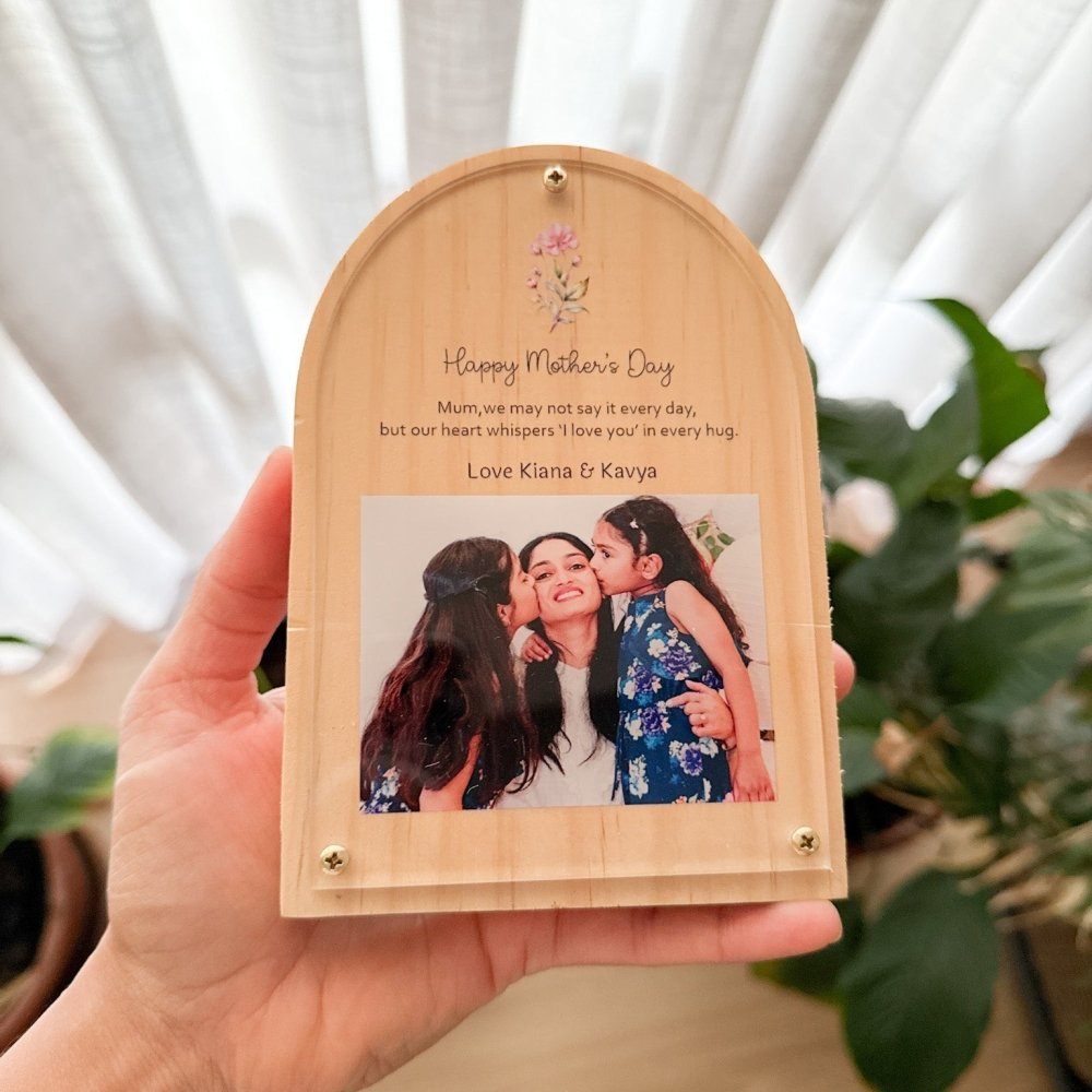 Personalsied Wooden Photo Arch - KnK krafts