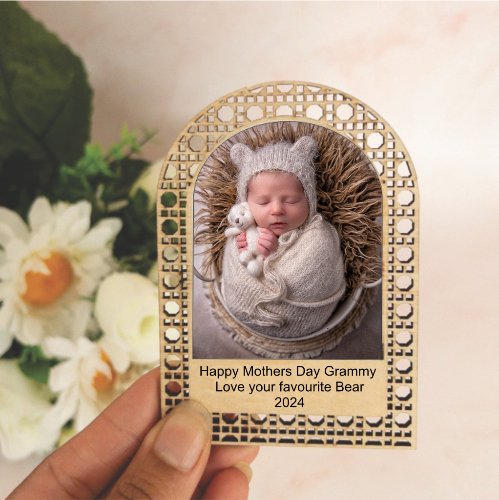 Photo Magnets with Personalised Message - KnK krafts