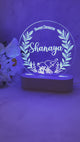 Personalised Elephant Wreath Led Night Light