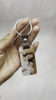 Photo Keyring With Personalised Message Rectangle