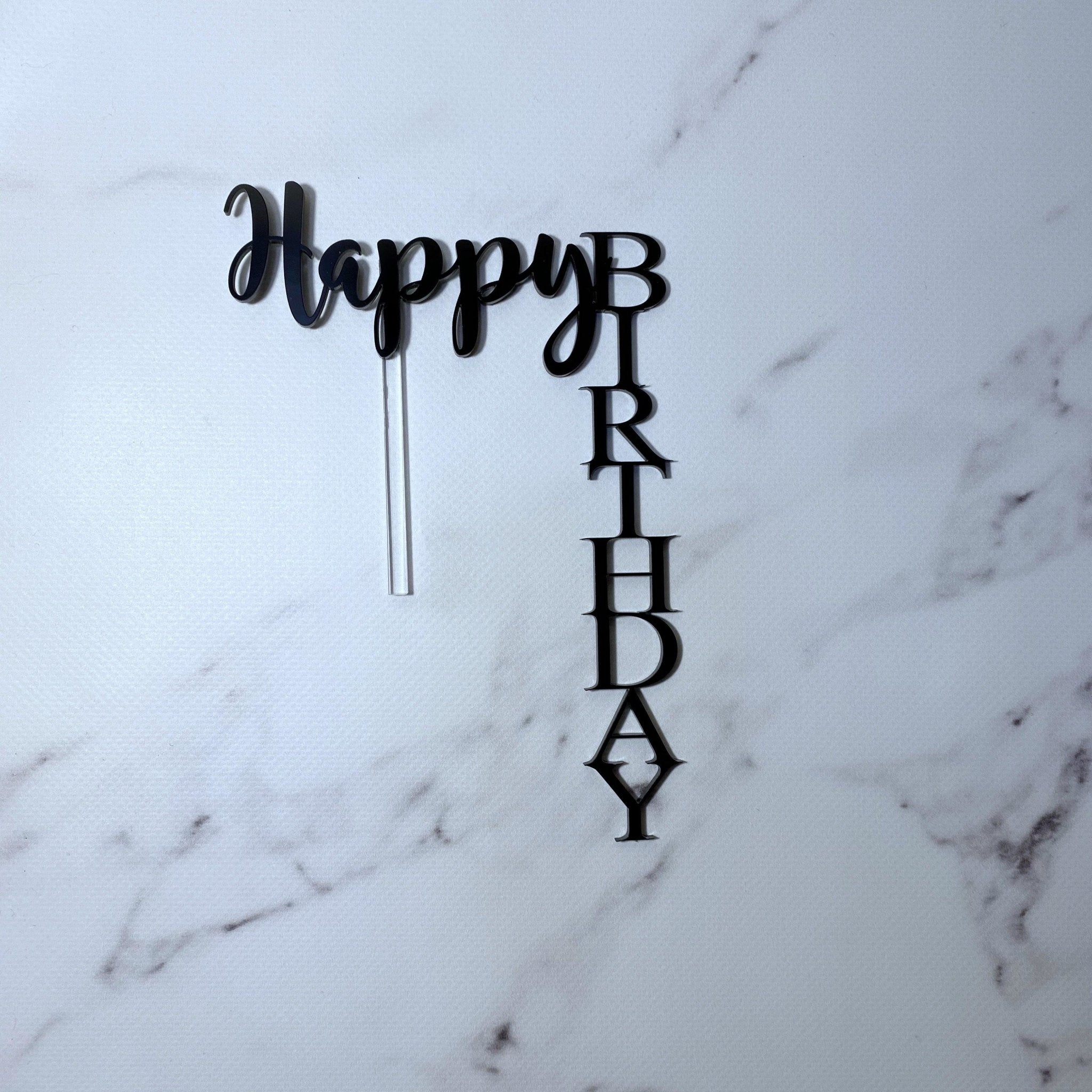 90 degree cake topper - KnK krafts