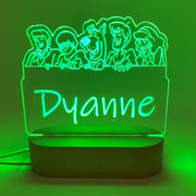 Personalised Scooby Doo Led Night Lamp - KnK krafts