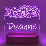 Personalised Scooby Doo Led Night Lamp - KnK krafts