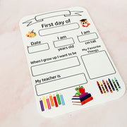 Re-usable First Day Of Memory Board - KnK krafts