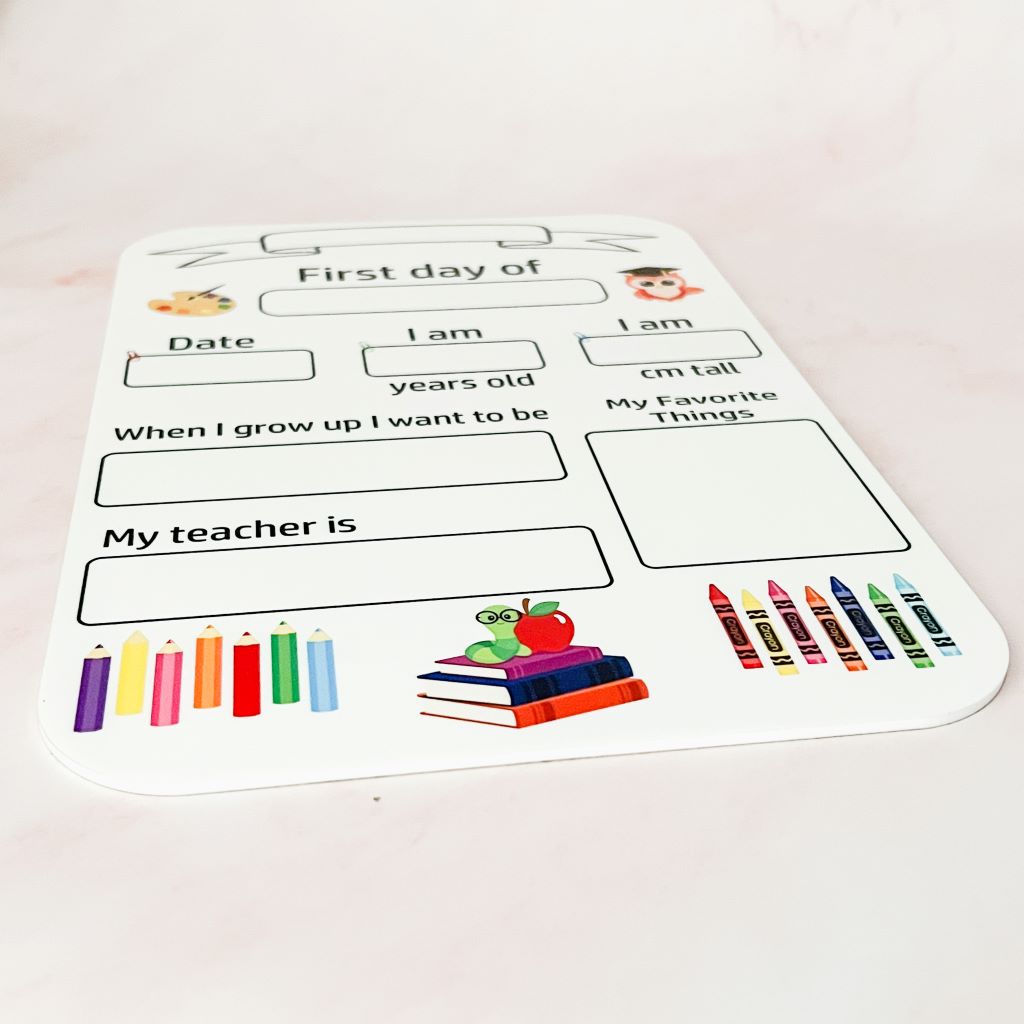 Re-usable First Day Of Memory Board - KnK krafts