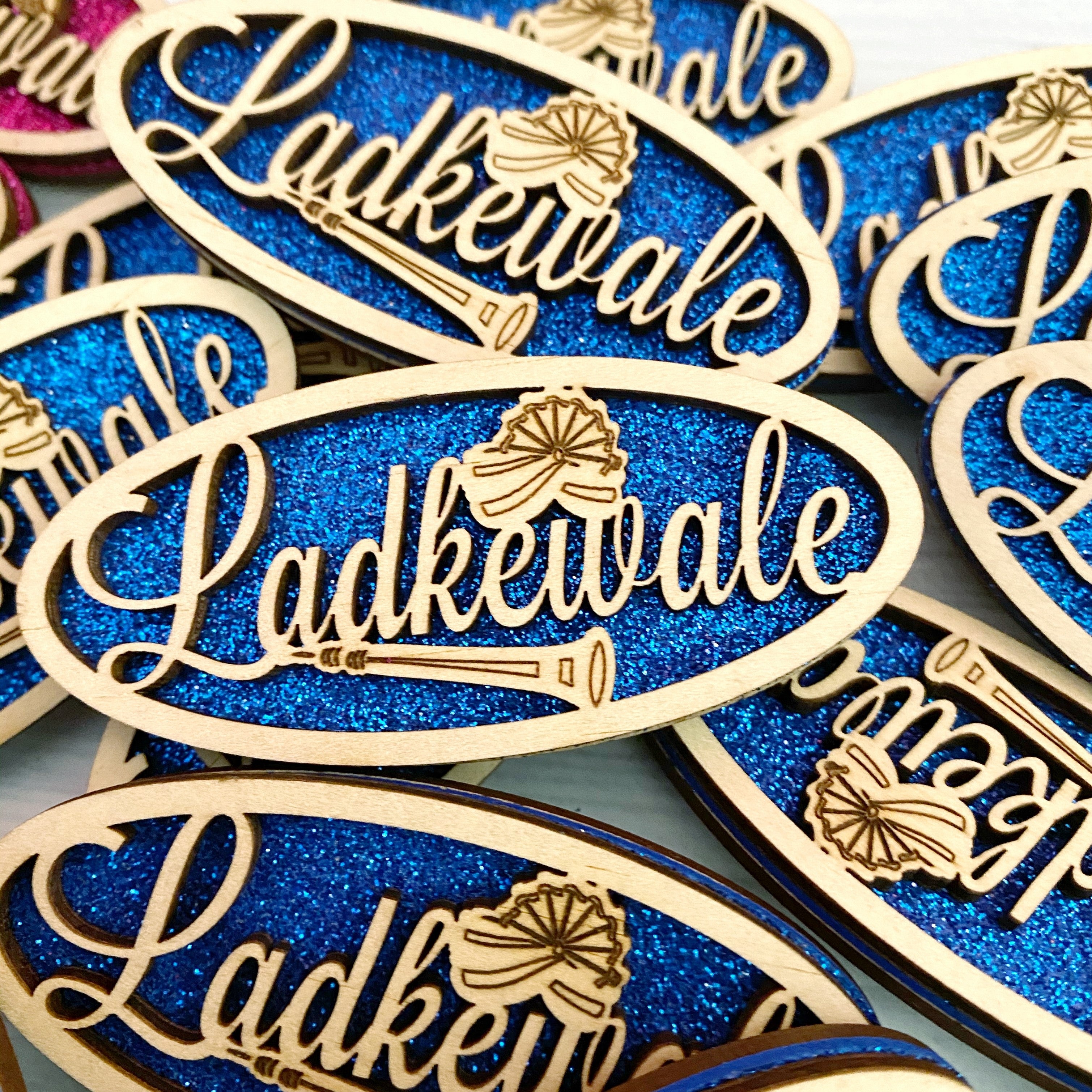 Wooden Wedding Broaches
